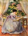 lady embroidering